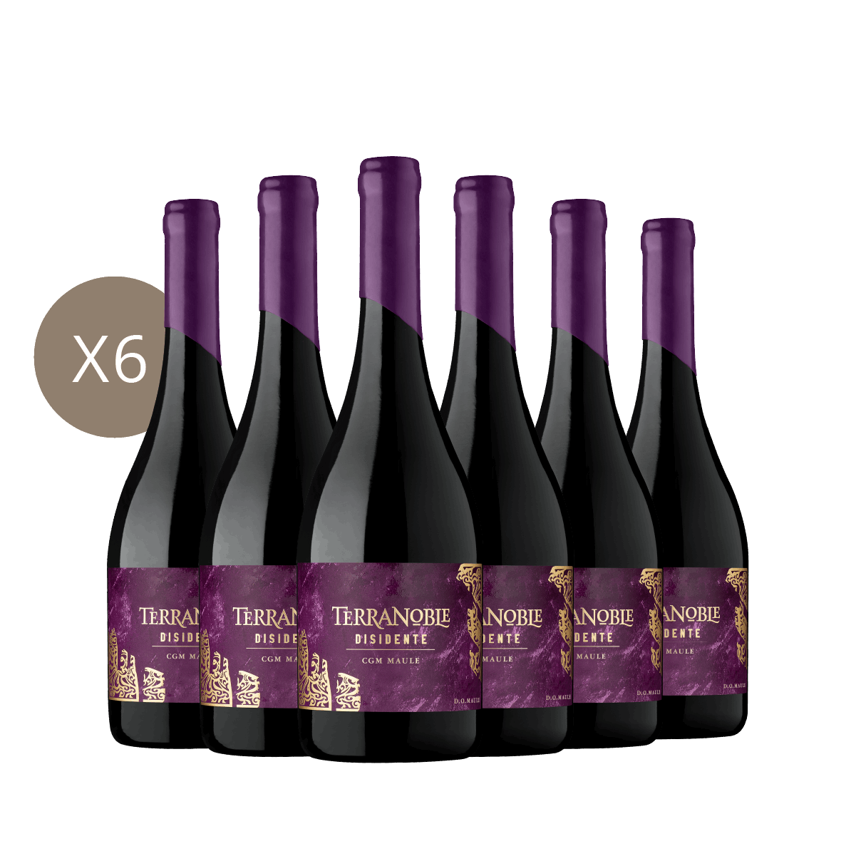 Disidente Maule - Cajas 6 Botellas