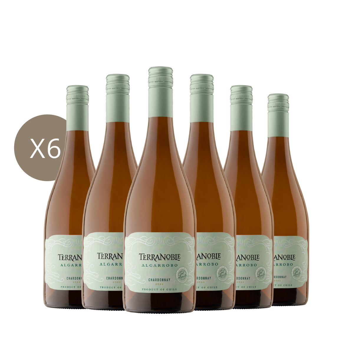 Algarrobo Chardonnay** Caja 6 Botellas