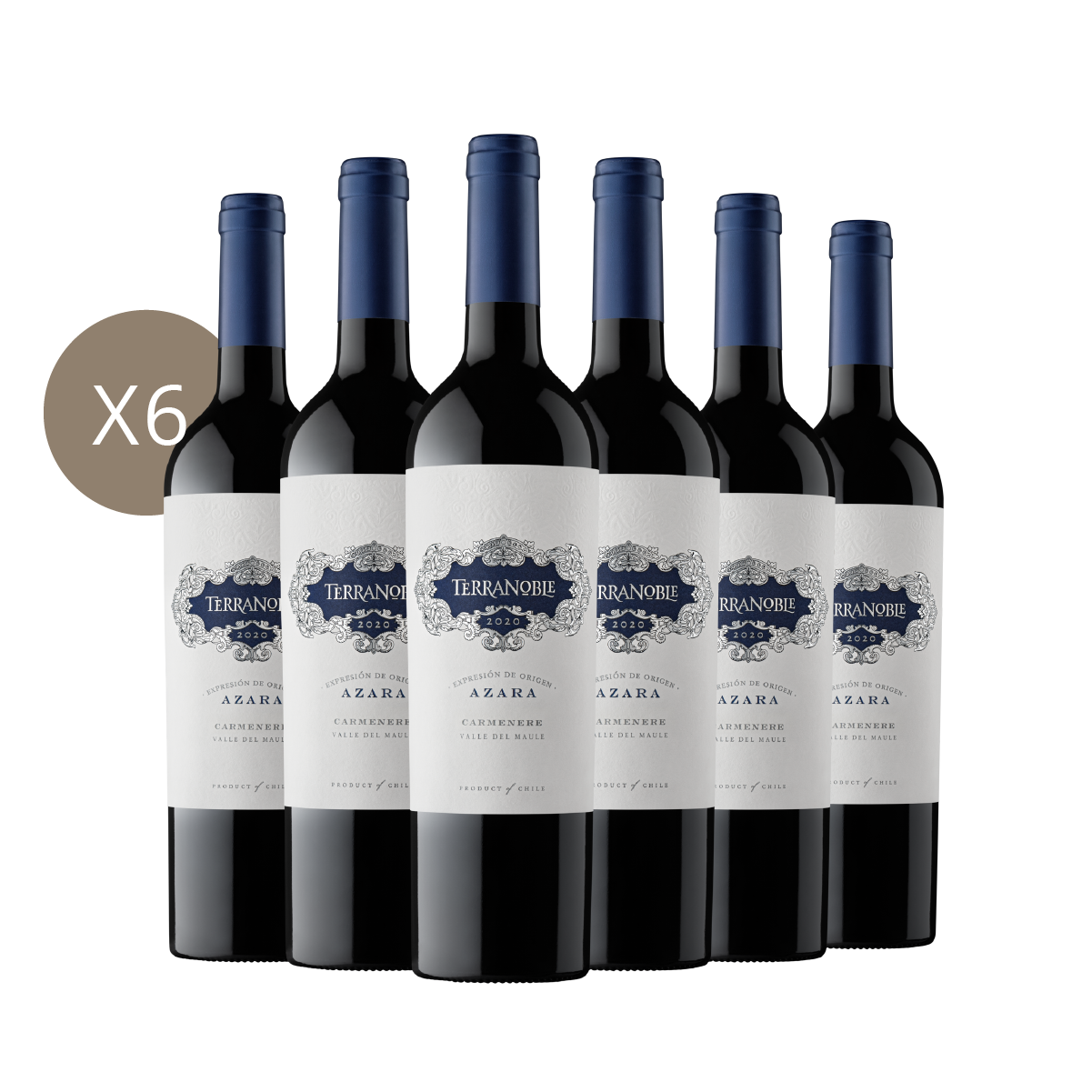Azara Carmenere** Caja 6 Botellas