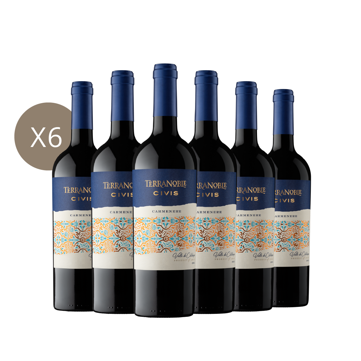 Civis Carmenere**  Caja 6 Botellas