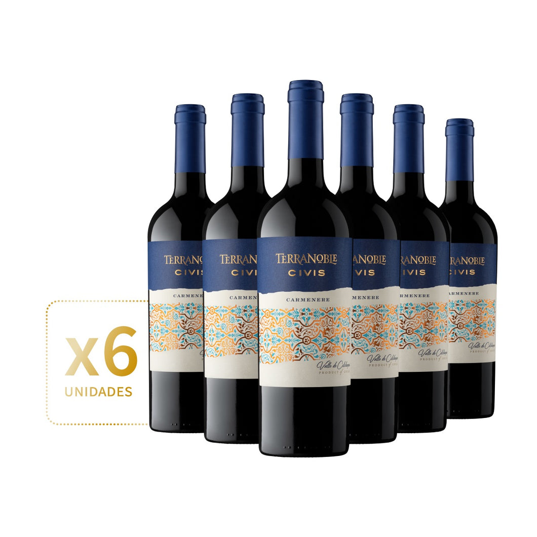 TerraNoble Civis Carmenere ** caja 6 bot